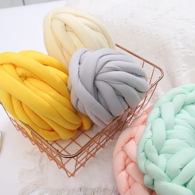 [アイスランド超粗い糸 2 センチメートル手作り DIY 綿編み糸ハートバッグフックコア糸 DIY ウール糸