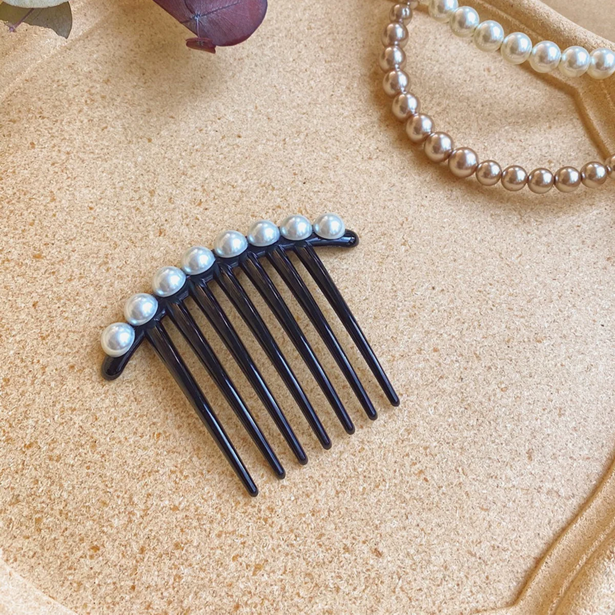 

5Pcs Pearl Hair Side Comb Clips Elegant Hairstyle Accessories for Bridal Wedding Party Hair Combs for Women