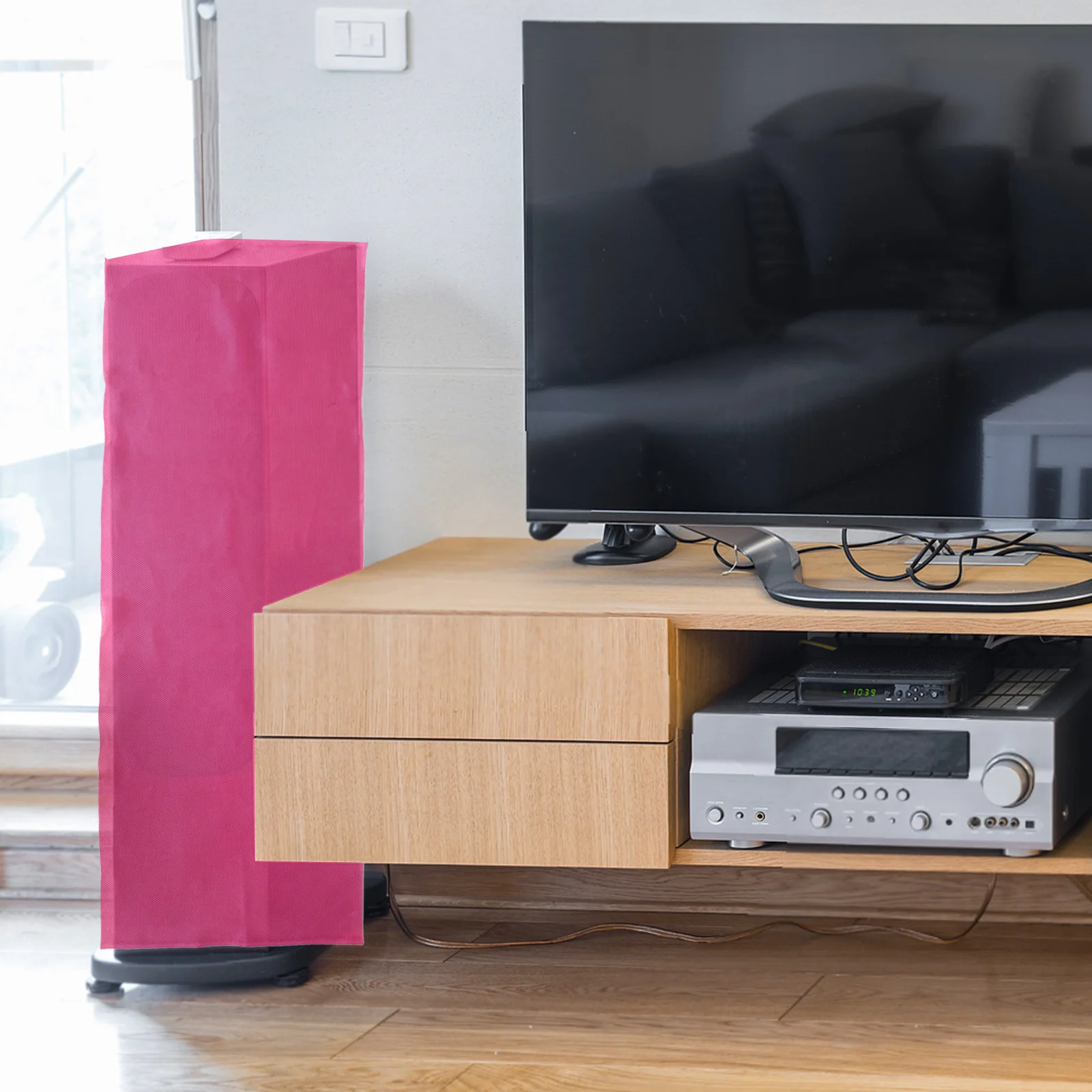 Speaker Grill Cloth 155X56Cm Dustproof Acoustic Mesh Fabric For Home Audio System Stereo Speaker Cover Replacement