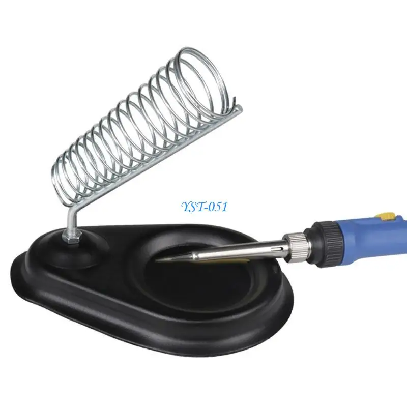 

E15A Metal Soldering Iron Stand with Heavy Cast Iron Base for Electronics Repair and DIY Projects
