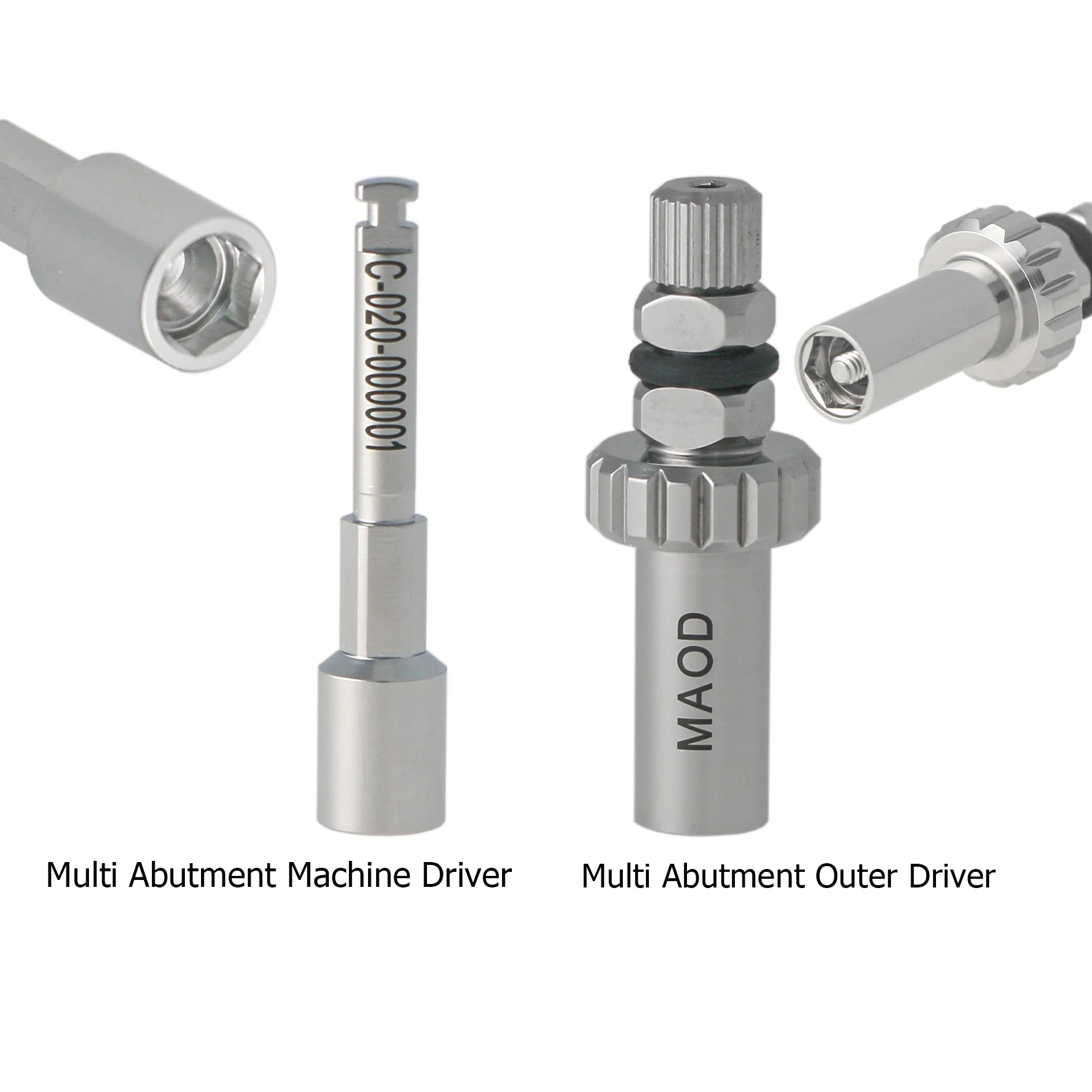 

Dental Implant Hiossen Machine Latch / Hand Torque Wrench Multi- Abutment ABT Driver