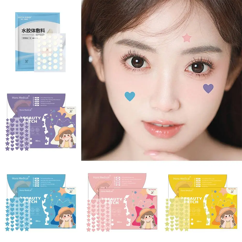 

36/40/72pcs Hydrocolloid Acne Patch Repair Acne Cleansing Waterproof Concealer Invisible Clean Breathable Cleansing Acne Fa D3C7