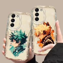 My Hero Academia Cover For S21 S23 S24 Ultra Plus FE A55 A35 A25 A05S A54 A53 A52 A33 A32 Wave Oil Phone Case