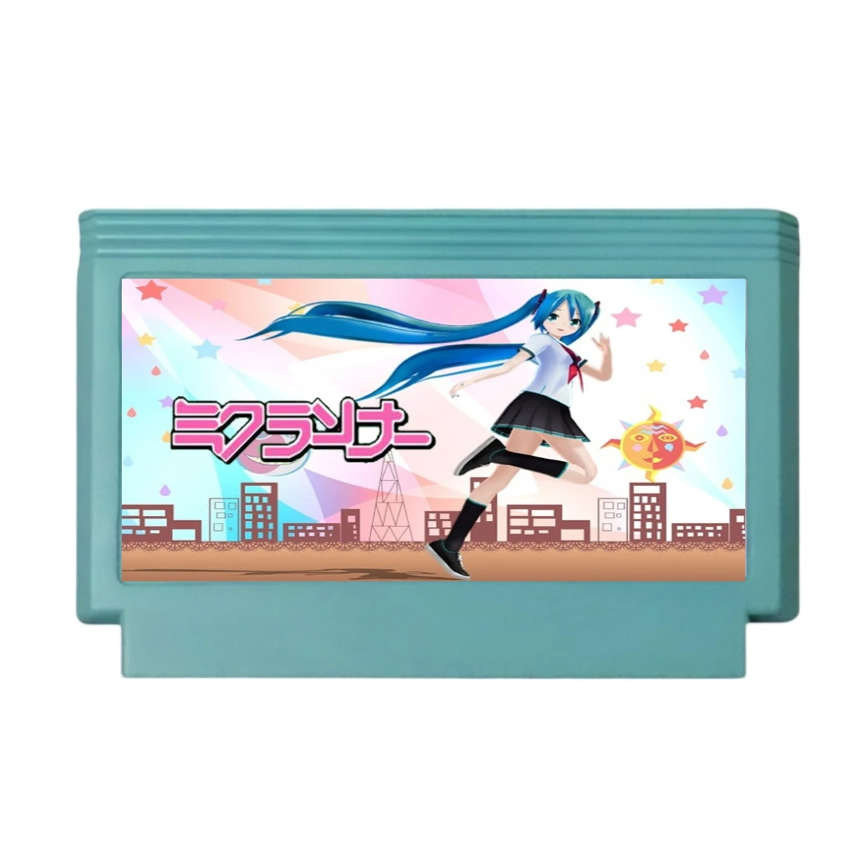 Miku Runner Game Cartridge for FC Console 60Pins Video Game Card