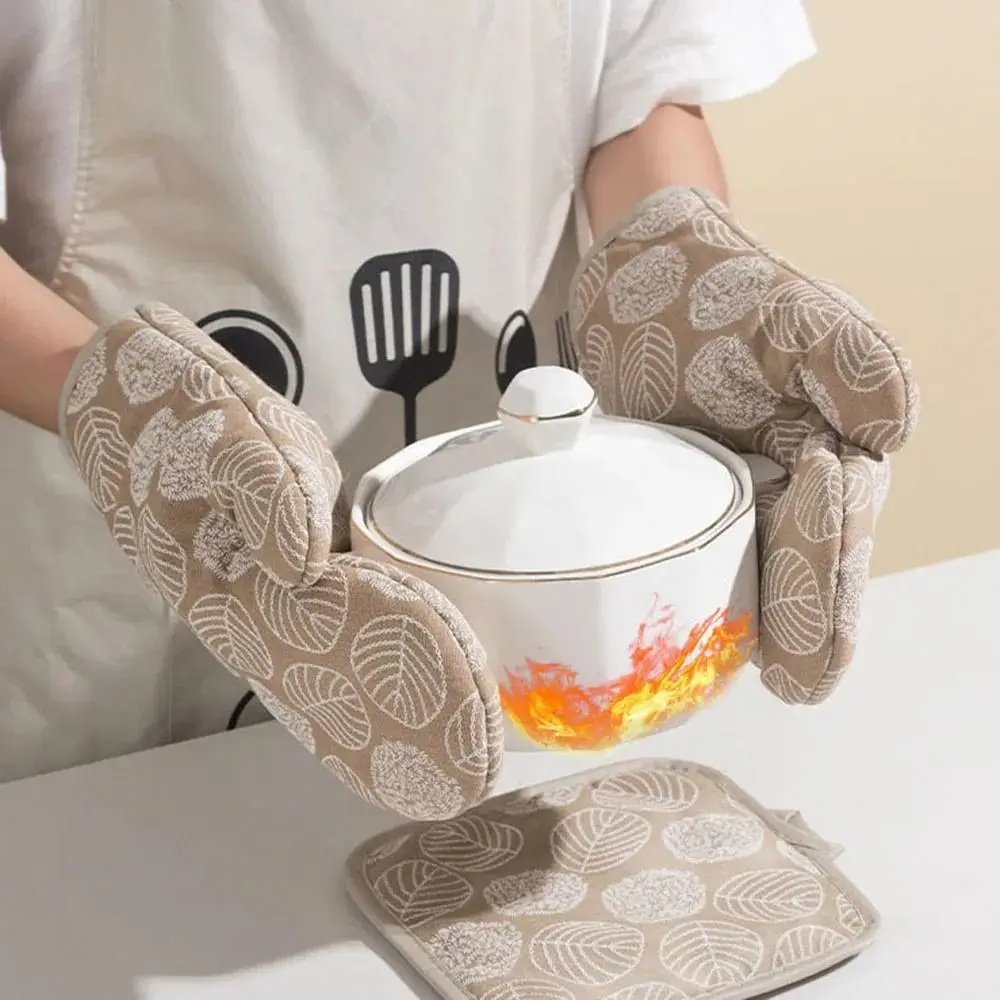 1pc verdickte Mikrowellen handschuhe Anti-Verbrühungs-Küchengeräte Hitze beständigkeit Top flappen tragbares Back zubehör