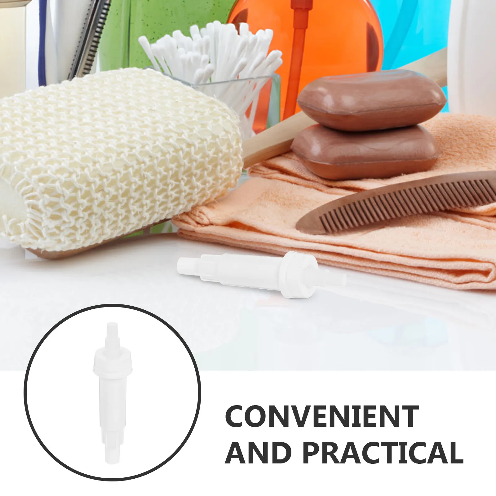 3Pcs Hand Soap Dispenser Pump Replacement Non-Drip Valve Insert 1.55cm Leakproof Core Mechanism Kitchen Bathroom Foaming Bottles