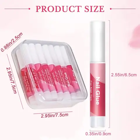 28/56 पीस नेल ग्लू सेट, ऐक्रेलिक नाखूनों के लिए सुपर स्ट्रॉन्ग नेल ग्लू, नकली नेल सैलून के लिए लंबे समय तक चलने वाला प्रोफेशनल नेल टिप ग्लू 8 best sales नाखूनों पर गोंद लगाएँ - №1