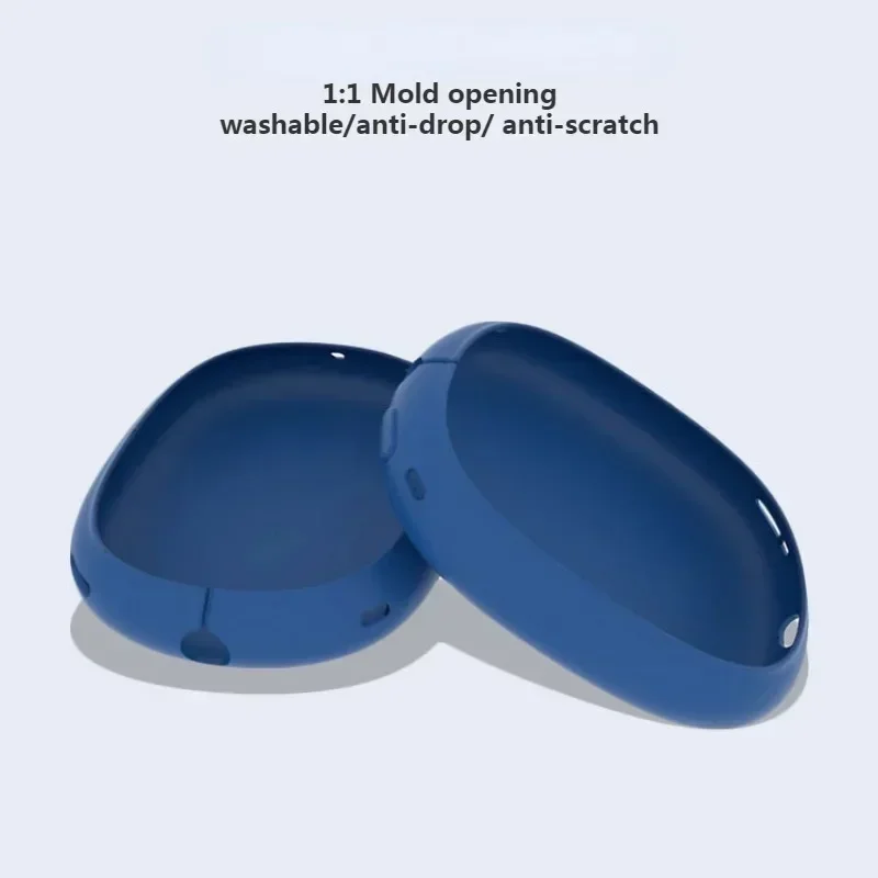 3 in 1 Soft Washable Headband Silicon Cover Headphones Protective Case Replacement Cover Earphone Accessory For AirPods Max 2021