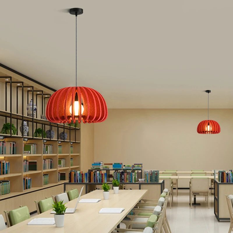 Nordic Personality Semi-Circular Woolen Decorative Lamp for Commercial Restaurant Coffee Shop And Office Design