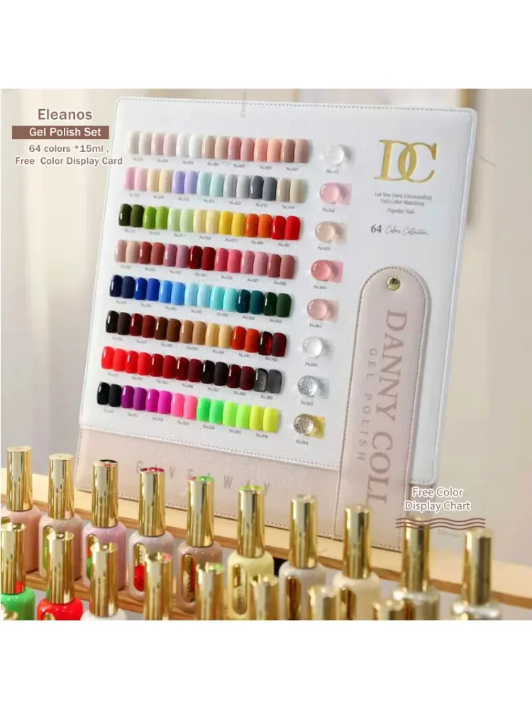 Danny Coll HEMA TPO Gratis Gel Nagellak 64 stuks Met Kleurenkaart 15 ml Semi-permanente Nagellak voor Manicure Nagelsalon UV Gel - afbeelding 2