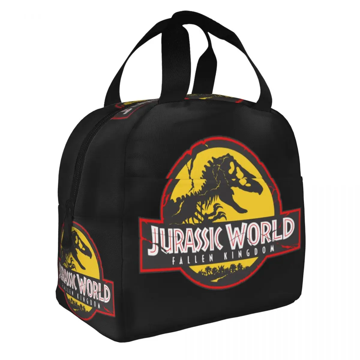 Tas Makan Siang Terisolasi Dinosaurus Jurassic Park Tas Pendingin Wadah Makanan Anti Bocor Kotak Makan Siang Tote Tas Penyimpanan Makanan Piknik Perguruan Tinggi
