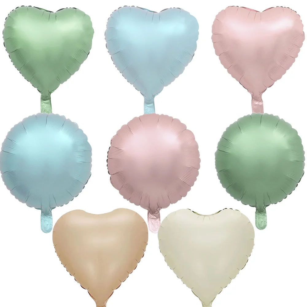 3/5pcs18inch Herz Stern Luftballons Vintage Rosa Beige Folienballons für Erwachsene Kinder Alles Gute zum Geburtstag Hochzeit DIY Party Dekorationen – Detail 2