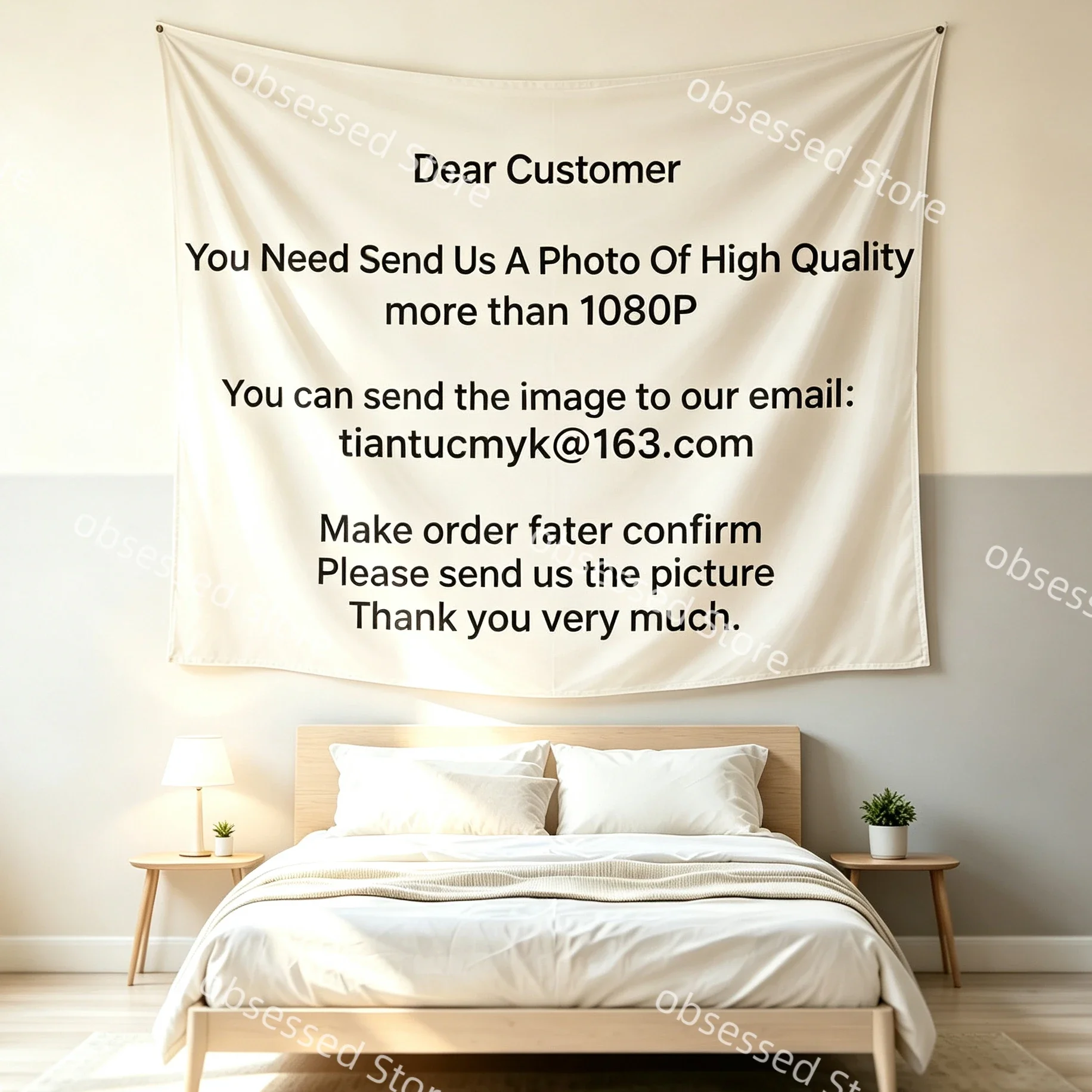Customized 2D Tapestry Wall Hanging Decoration Printing for Your Pets, Friends, Family, Hobbies, Photos, Gifts, Tapestries