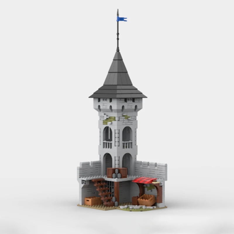 2218PCS MOC Construction Black Falcons Castle Modular Model Building Blocks Stacking Brick Creative Kid Toy Gift Diy Educational