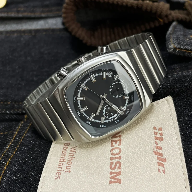 CILOA สแควร์กีฬานาฬิกาผู้ชายคุณภาพสูงของขวัญหรูหราแนวโน้มแฟชั่น 2025 ใหม่สแตนเลสนาฬิกาควอทซ์กันน้ํา