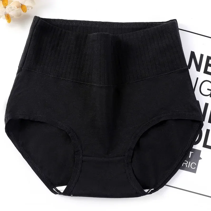 Women\'s Panties High Waist Underwear Cotton Abdominal Plus Size Briefs Girls Seamless Underpants Sexy Lingeries Female