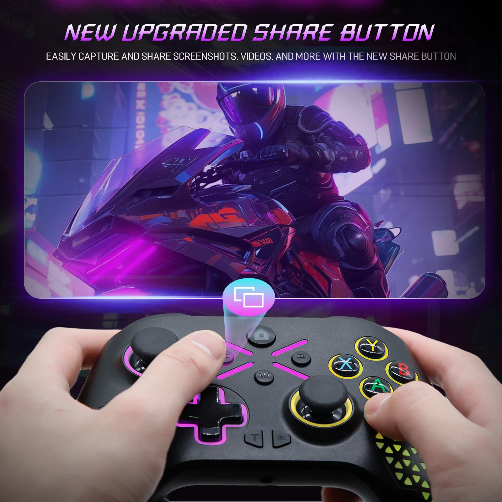 Für Xbox One/Seris S/X Windows PC Joystick Konsole Controller Dual Vibra Mit Sechs Achsen Gyroskop Spiel Gamepad eingebaute Batterie