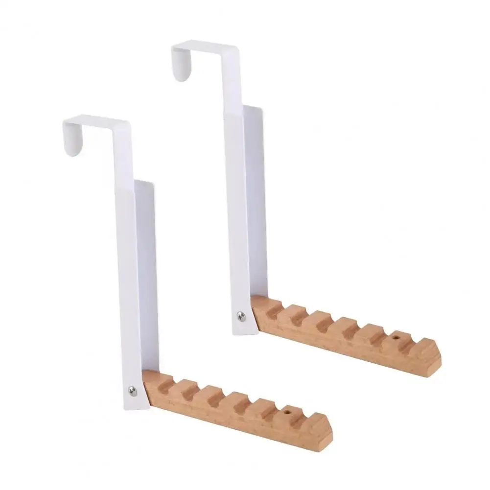 

6 Swivel Hooks Clothes Drying Rack,Portable No-Drill Organizer Laundry Drying Pole for Balcony Indoor Use