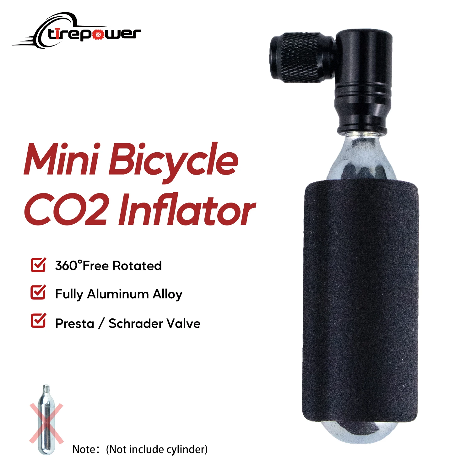 

Professional Bicycle CO2 Inflator Quick Fill System for Cyclists Air Inflator Schrader Presta Valve Adapter Cycling Accessories