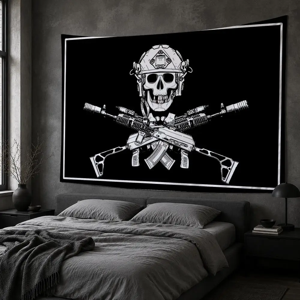 Russian Roger Cool Military Tapestry Bedroom Living Room Bar Party House Home Dorm Interior Wall Decor Background Banner