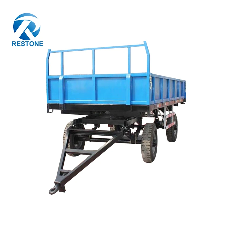 Size customized hydraulic low bed farm trailer in best quality cheap price