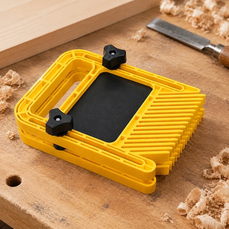Woodworking Featherboard Pair with Miter Gauge Slot for Table Saws and CNC Engravers, Durable Material