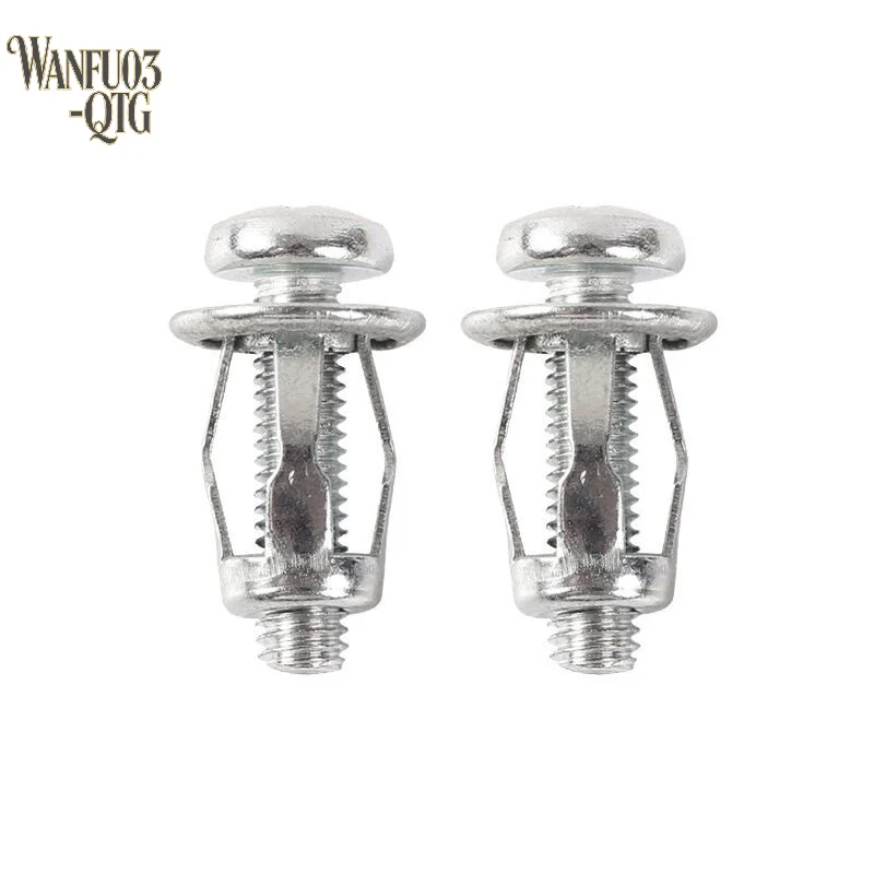 10pcs M5/M6 Jack Nuts Car Metal Screw Petal Nuts Screw For Hollow Wall Iron Skin