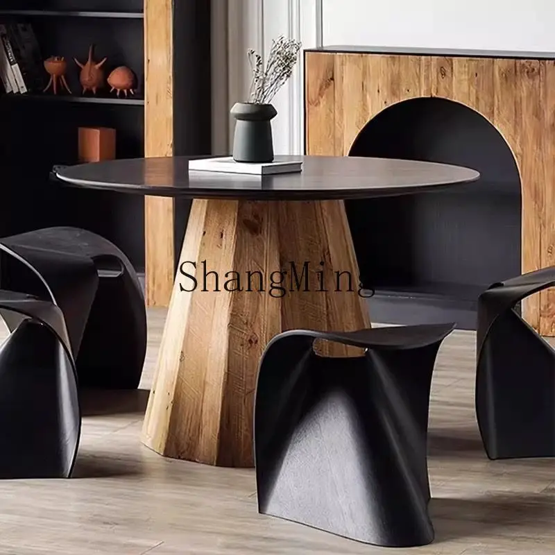 

FG special-shaped creative stool household stackable dining chair stool solid wood light luxury stool
