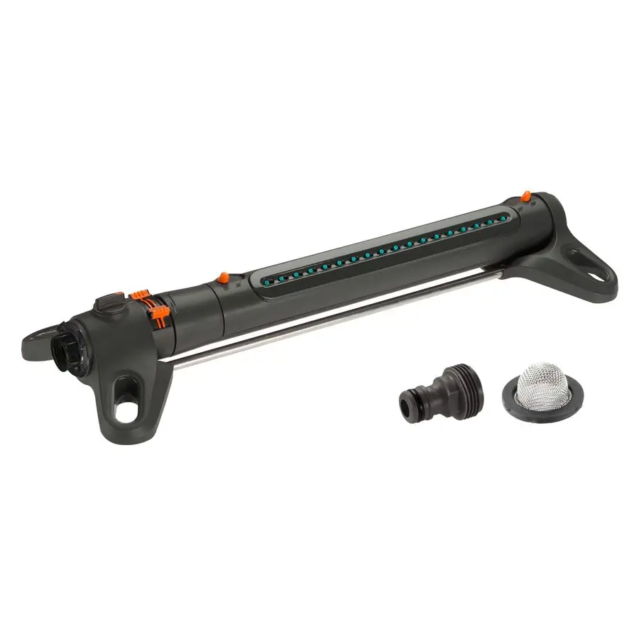 

Регулируемый осциллирующий спринклер AquaZoom длиной до 3800 кв. футов для полива газонов и сада. Аквазоум на открытом воздухе