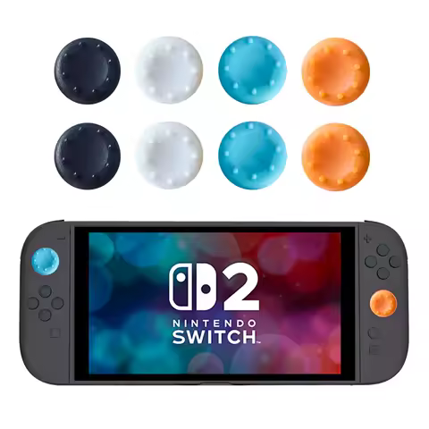 Silicone Cap Rubber skin Thumbstick Grips Joystick Cover for PS4 PS5 Switch 2nd 2025 Thumb Stick NS2 Switch 2 Game Accessories