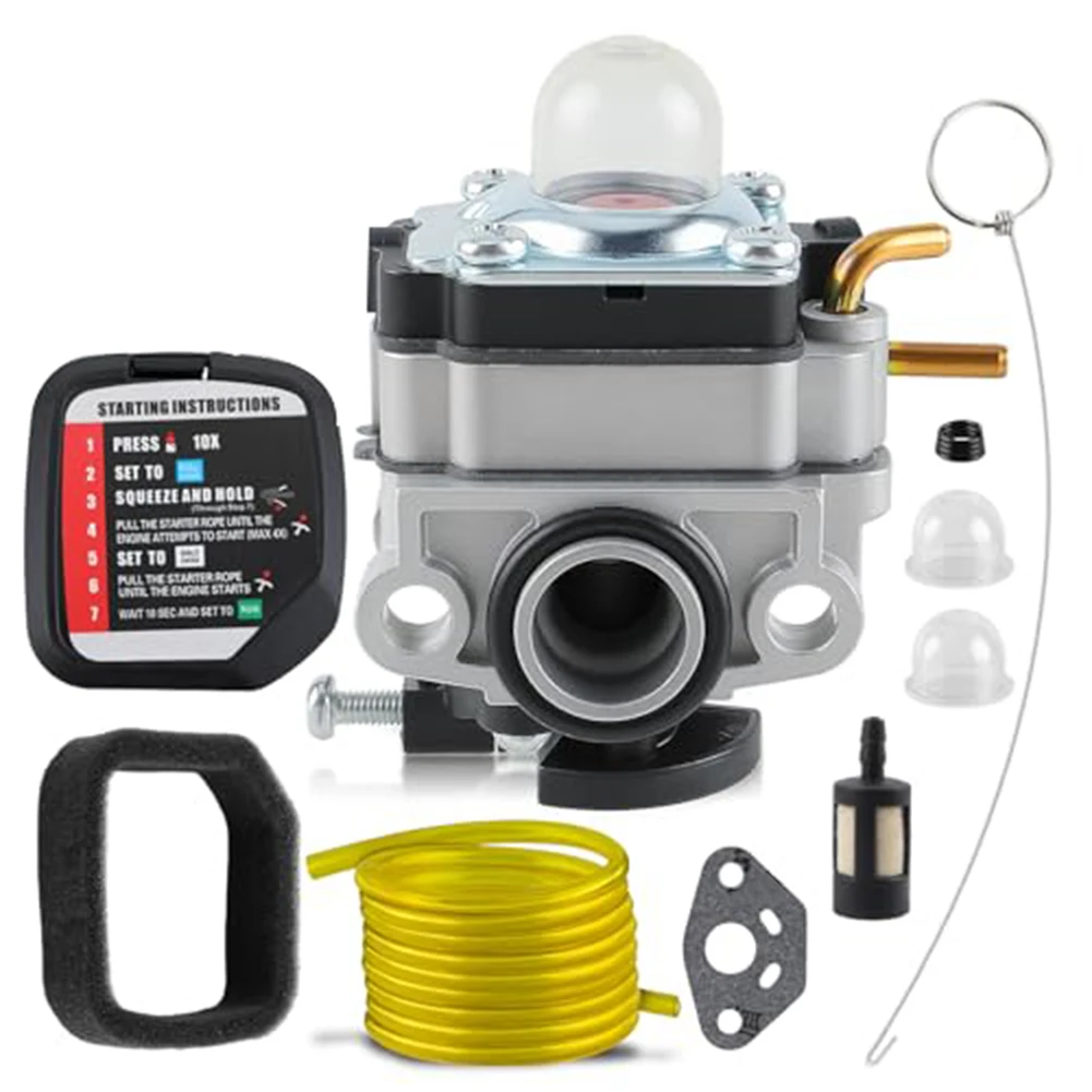 /Carburetor /Kit /With Gasket Air Fuel Filter For For Homelite UT33600 UT33650 String Trimmer 26cc Engine Replacement Parts Acce
