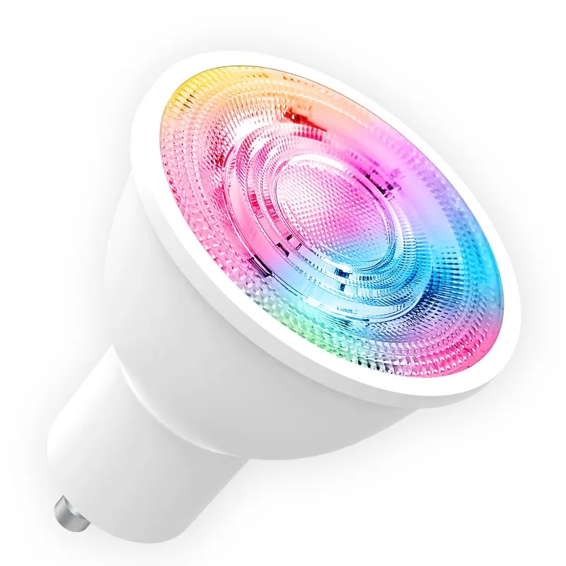 Smart Home WiFi Smart Light App Remote Dimming and Color Grading Alexa Voice Gu10 Smart Light Cup