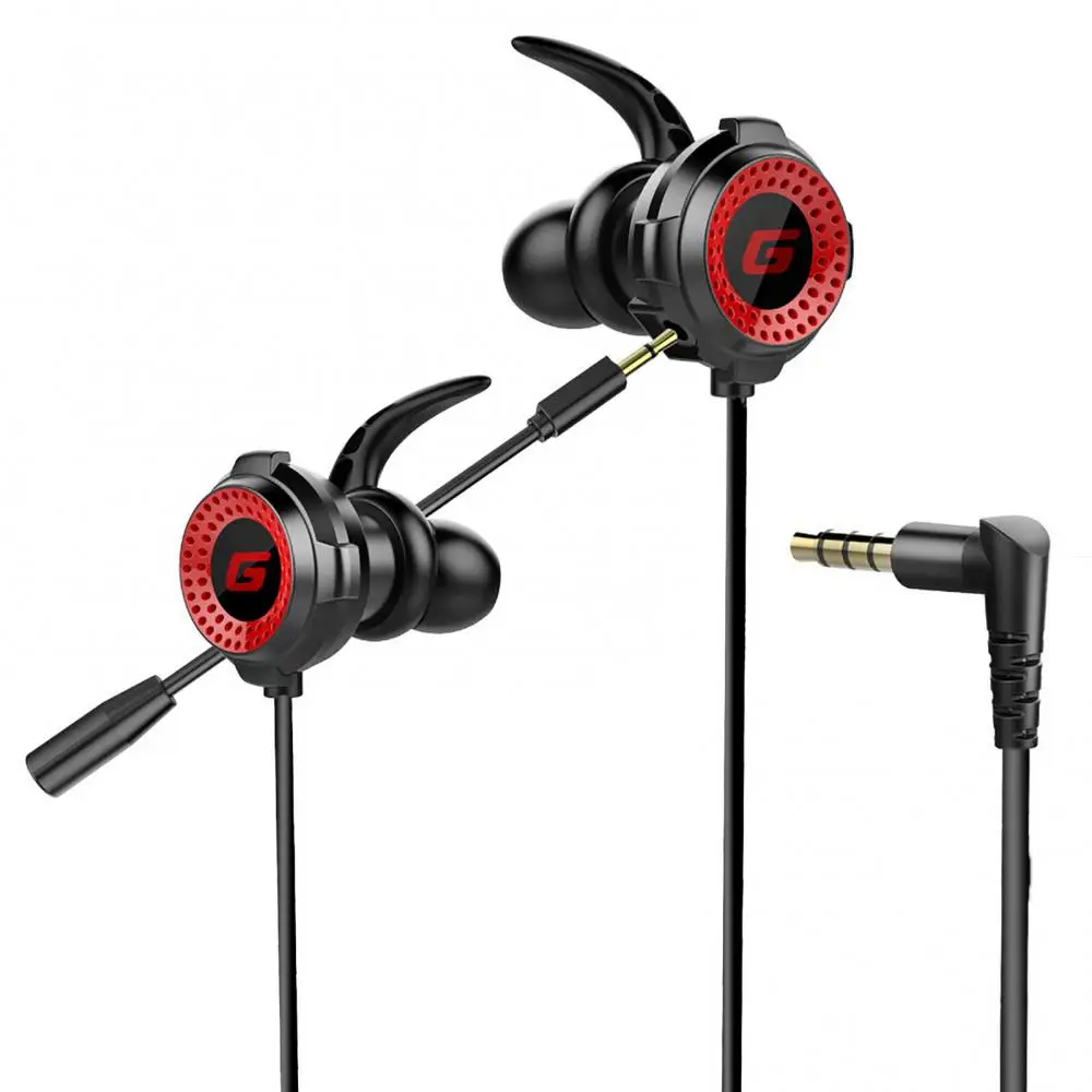 Magnetic 3.5mm Universal Wired In-Ear Gaming Earphones With Microphone Music Earphones For Phones PC_voghion.com
