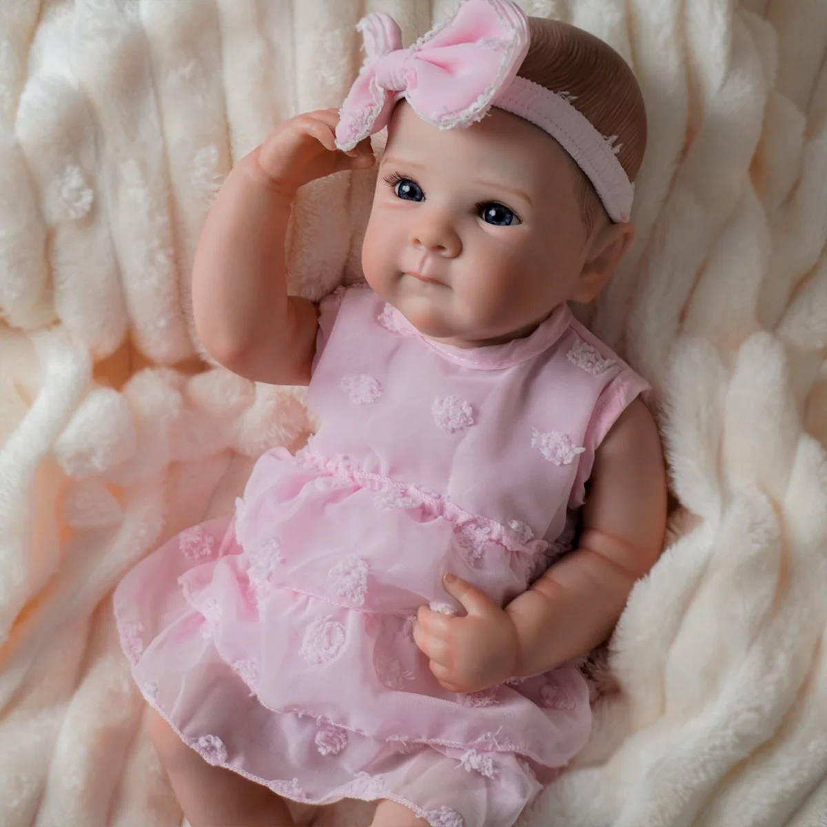 

JOYORA Realistic Finished Rebirth Doll Toy Birthday Gift Children's Playmate Rebirth Baby Doll Completed Painting Doll Lovely