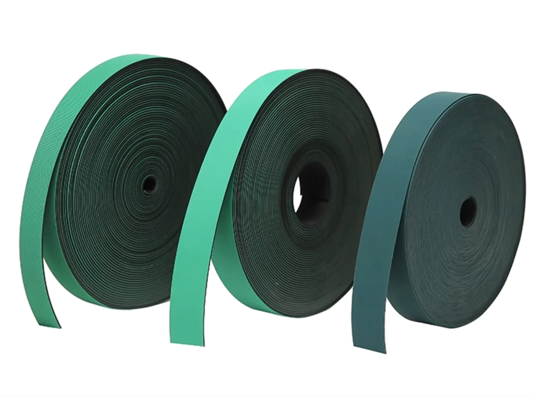 20meters/roller width:20/25mm thickness:1mm Rubber Green Black Paper conveyor belt Printing  folding machine professional belt