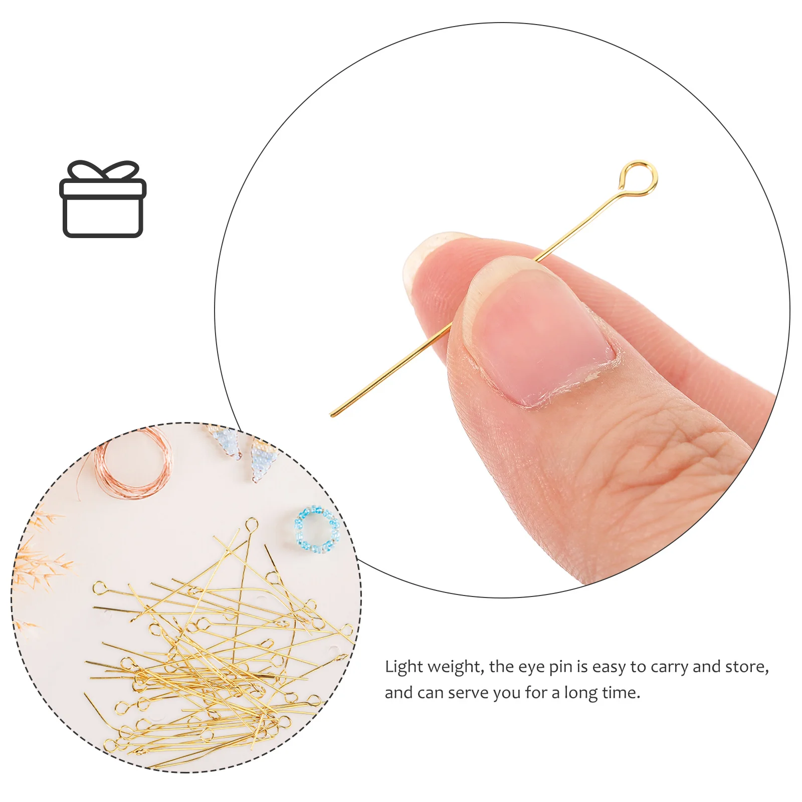 100個入り Tピン イヤリング製作用品 ステンレス製 アイピン DIY ブレスレット ネックレス イヤリング クラフトプロジェクト DIY材料