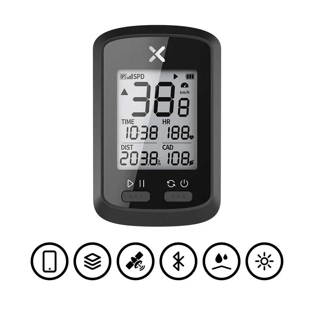 G+ Bicycle Computer Stopwatch Mountain Road Bike GPS Riding Wireless Odometer