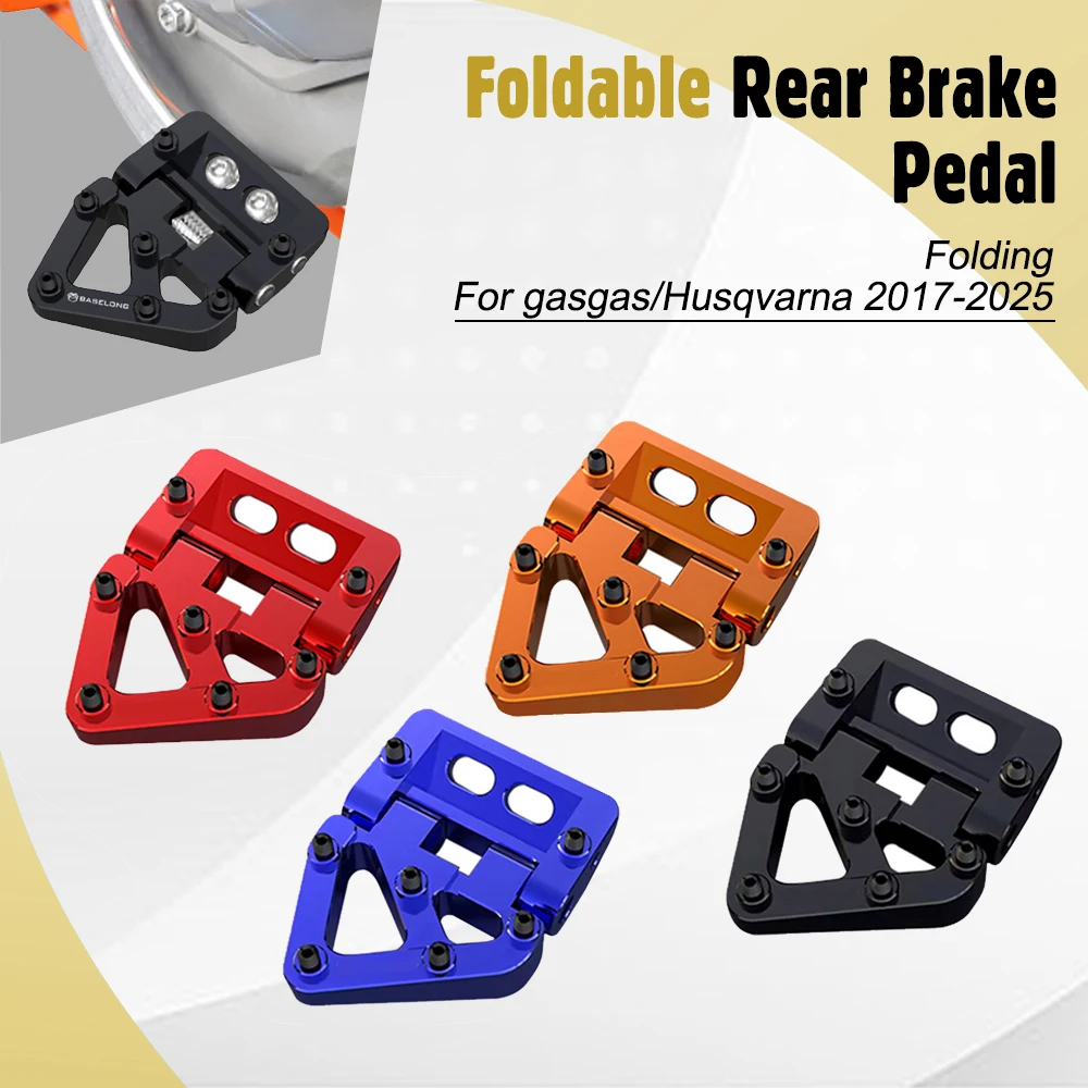 

Foldable Rear Brake Pedal Step Tip Plate For HUSQVARNA 701 ENDURO TE FE TX FX TC FC EXC EXCF SX SXF XC XCF 125 250 350 450 500