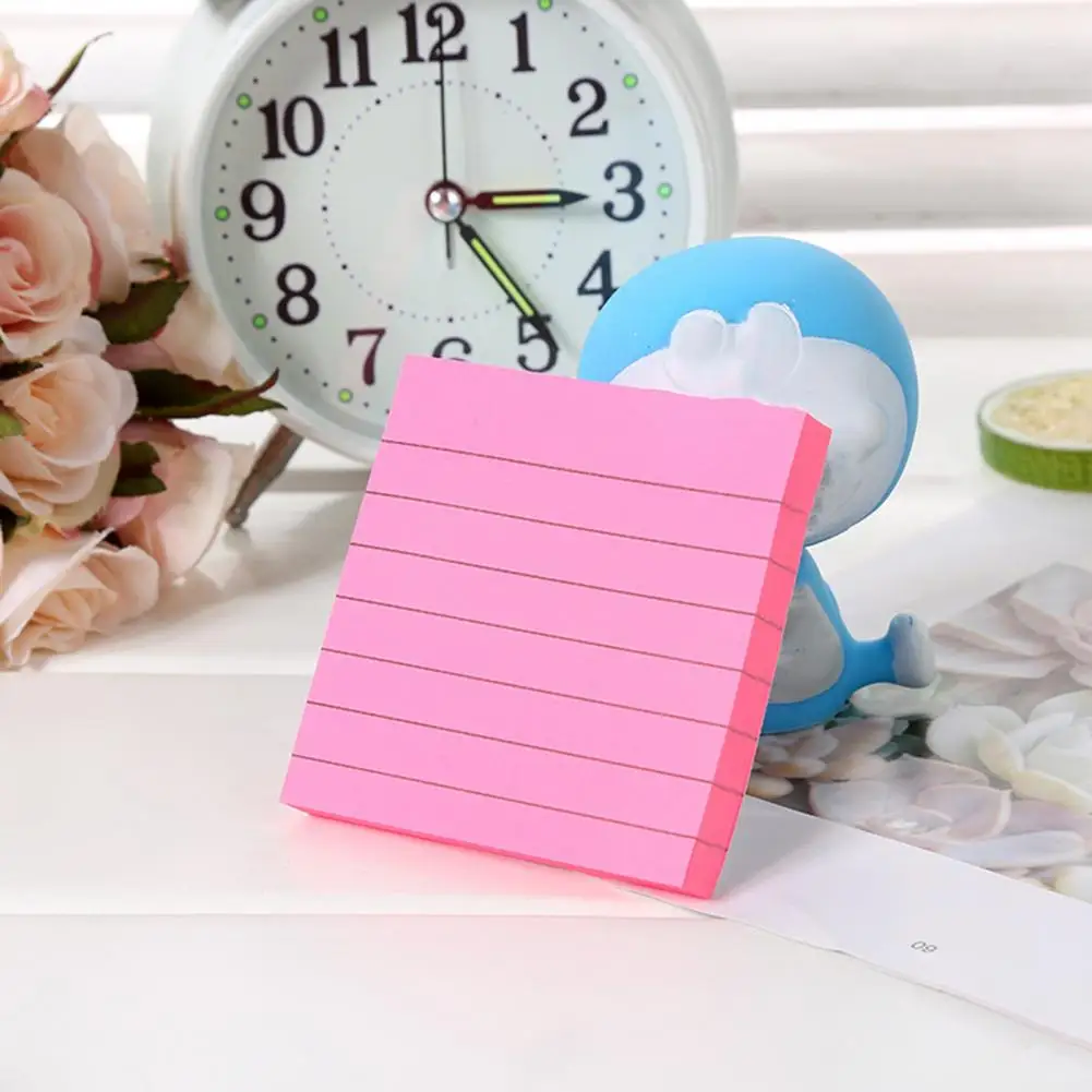 6 مجموعات اوراق الملاحظات مفيدة السلس الكتابة لزجة ملاحظة إعادة لاصق للقيام قائمة المفكرة ملصق