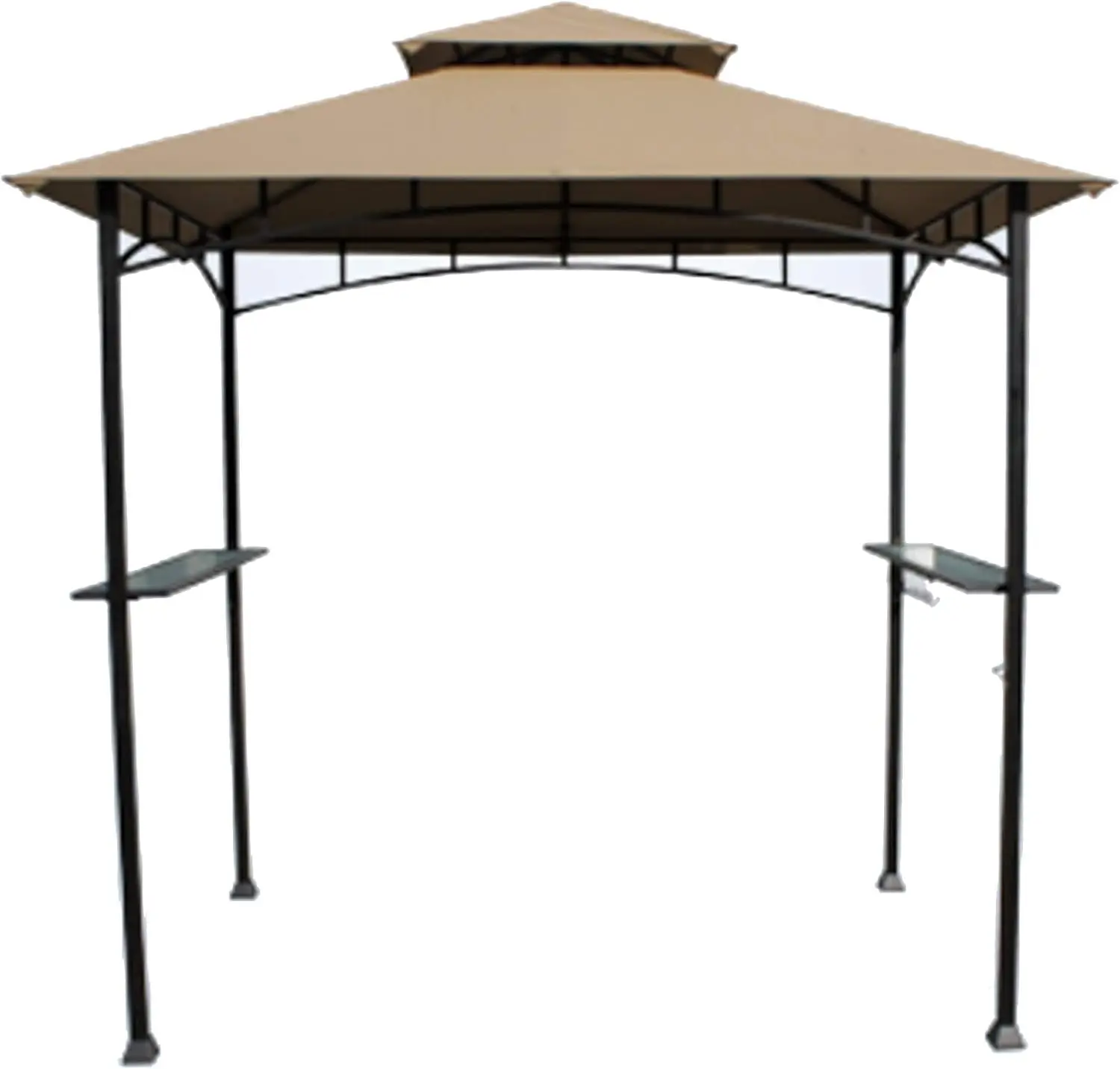 

Replacement Canopy for Grill Gazebo, Standard 350 Size, Top Tier 34x21", Bottom Tier 96x60", Water-Resistant and Fire-Retardant