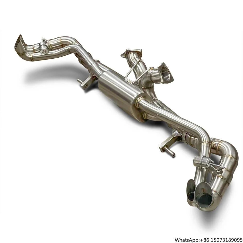 

For R8 V10 Exhaust 5.2 2020-2023 Custom Tuned Remote Valve Catback Performance Exhaust Conversion