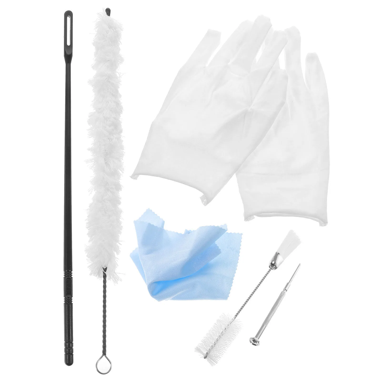 

Cleaning Tool Brush Wrench Durable Saxophone Sax Flute Cloth Brush Kit Cloth Instrument Accessories Flute Clarinet Supplies