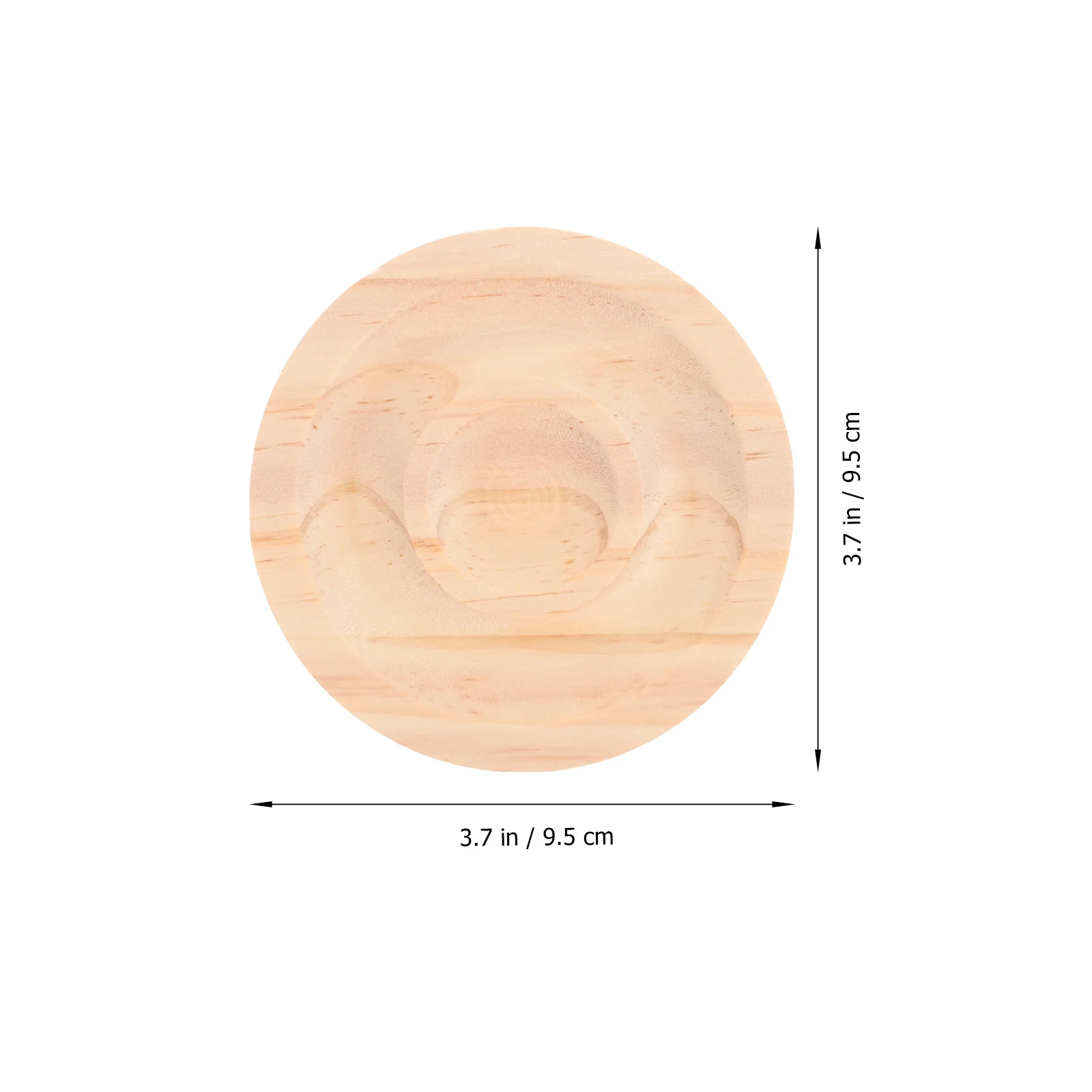

Wooden Jewelry Bracelet Display Plate Round Compact Jewelry Tray Beaded Bracelet Display Holder for Bracelets Bangles