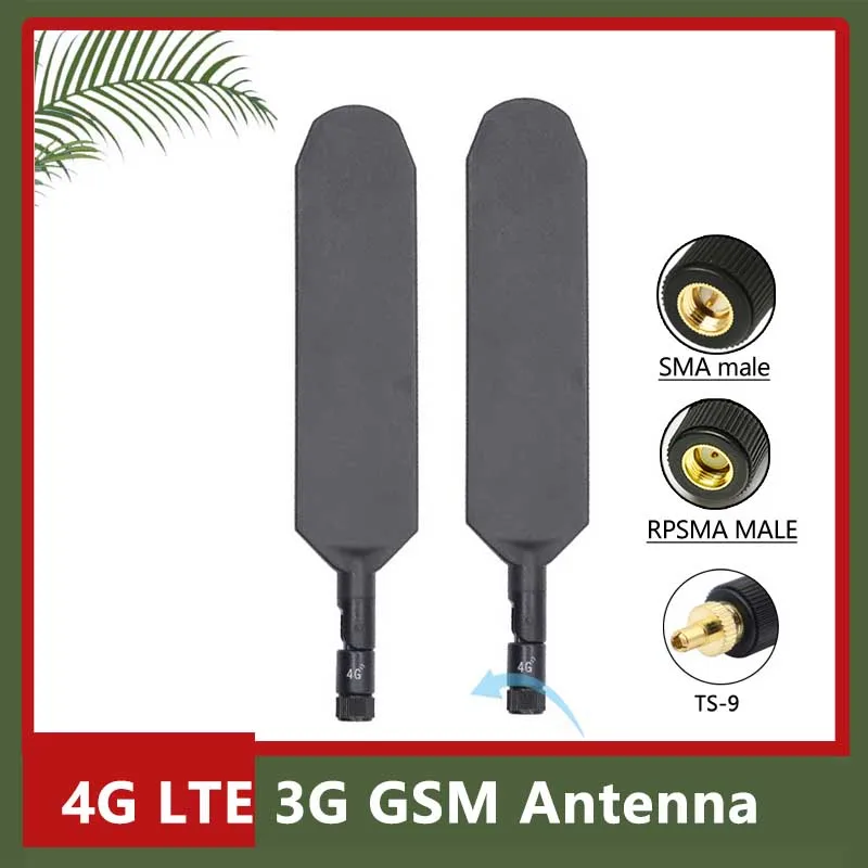 1pcs Full Band 4G LTE 3G GSM Flat Panel Omni WIFI Indoor Router Antenna 22dBi TS9 SMA Male Amplifier WLAN Router Singal Booster