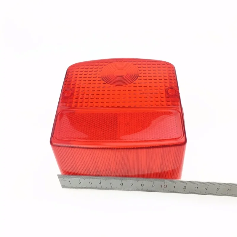 For GN125 Motorcycle Accessories Motorcycle Rear Light Shell Red Transparent Shell Accessories