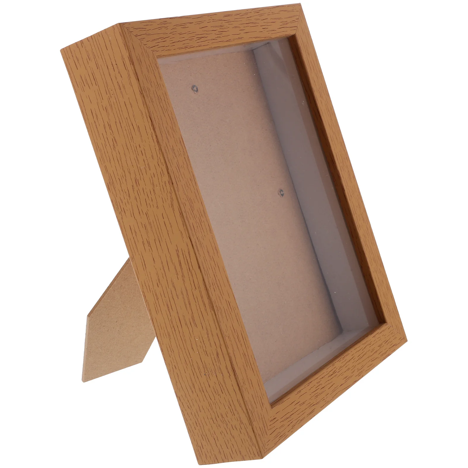 1 قطعة صندوق الظل إطار الصورة 8X10 بوصة المجففة زهرة عرض الحال بالنسبة Diy بها بنفسك عينة ديكور المنزل حامل إطار سطح المكتب #4