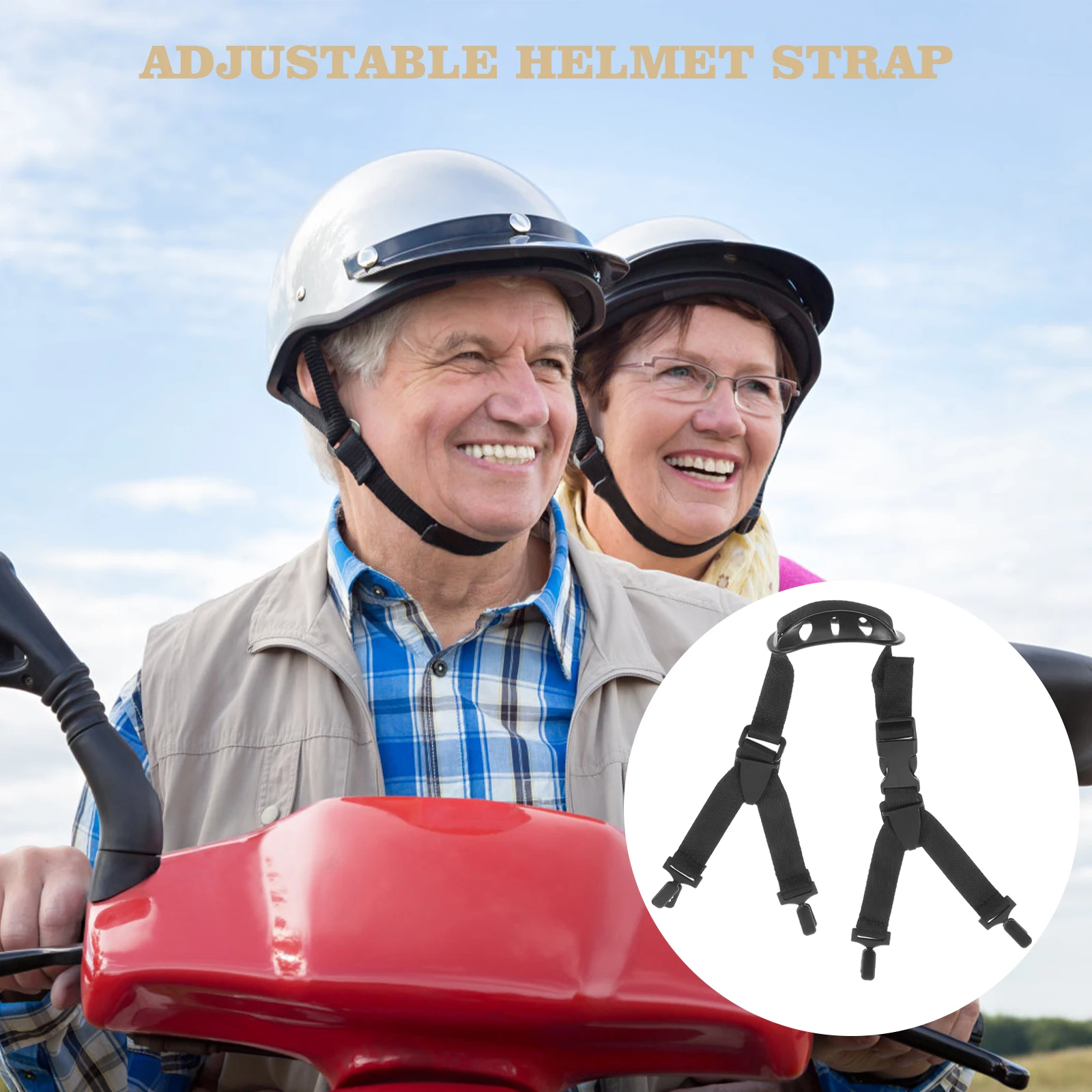 

Safety Strap Chinstrap for Hard Hats Adjustable Buckle Lightweight Portable Labor Protection