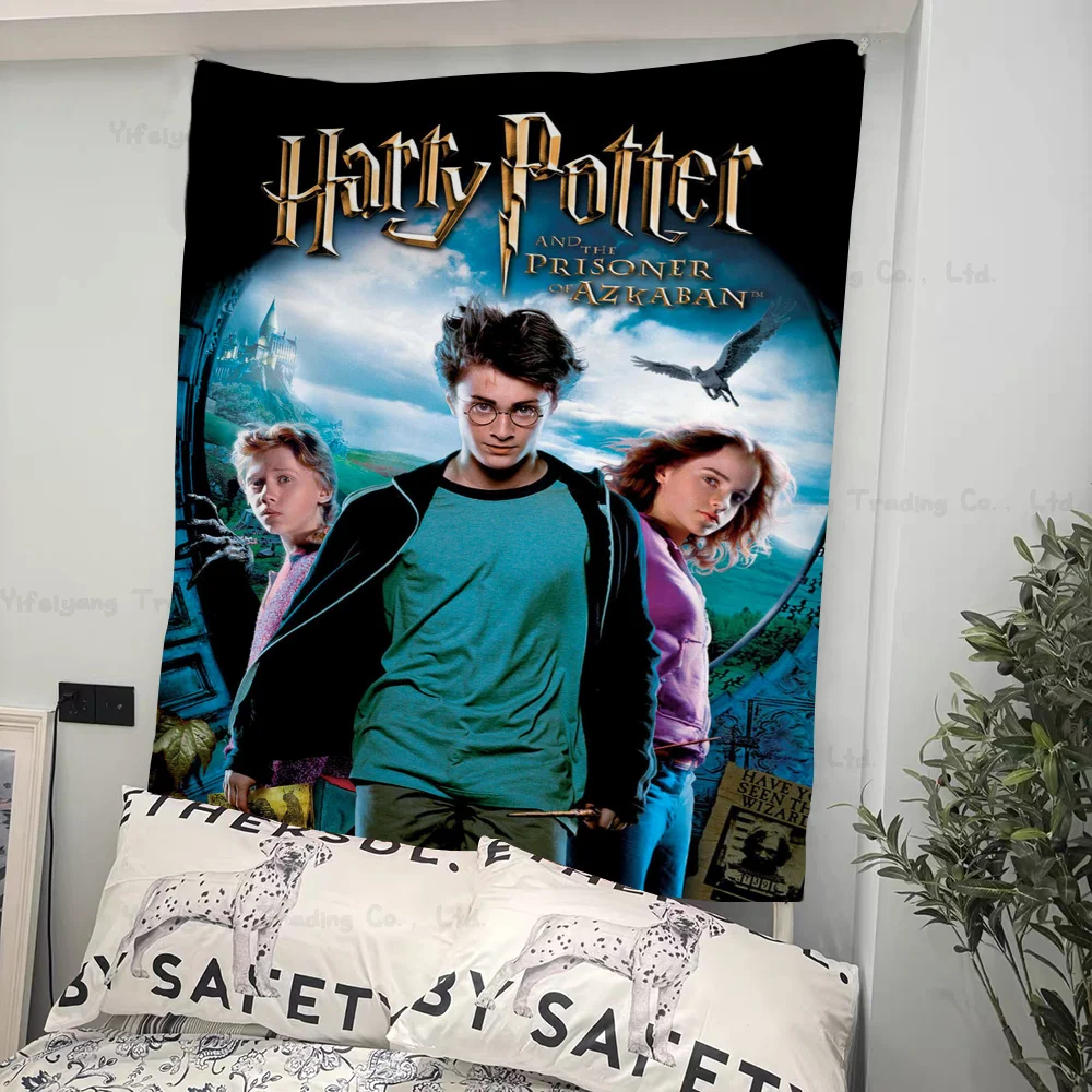 Harries Film Potters DIY Wall Tapestry Art Science Fiction Room Home Decor Wall Art Decor