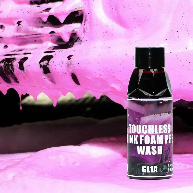 

Pink Car Wash Soap High Foaming Deep Wash Cleaning Shampoo Car Detailing And Cleaning Detergent Soap For Cars Trucks Motorcycles