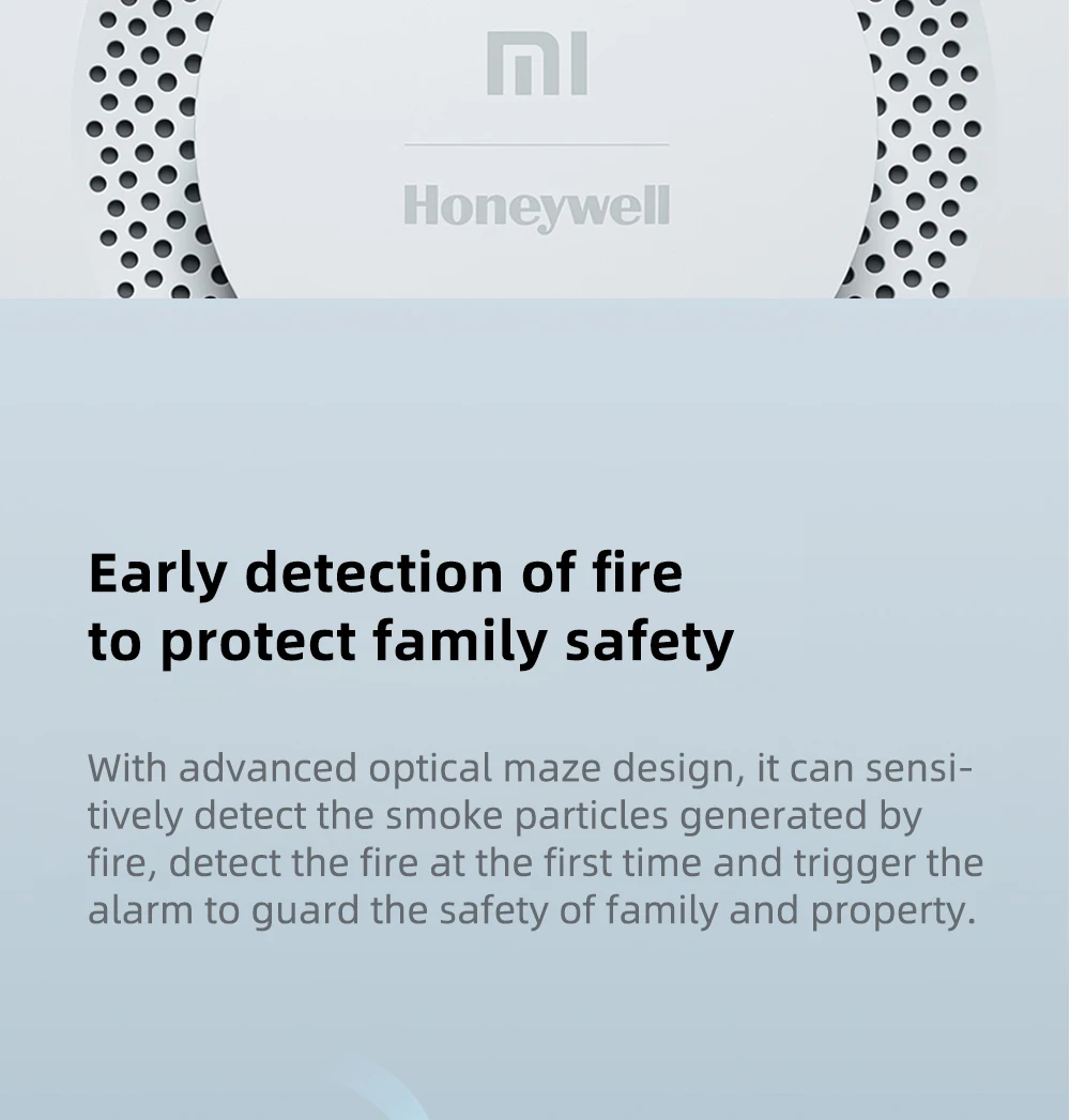 90% New Xiaomi Mijia Smart Smoke Detector Zigbee compatible Fire Alarm Monitor Remote Control Sound Alert Sensor No Box